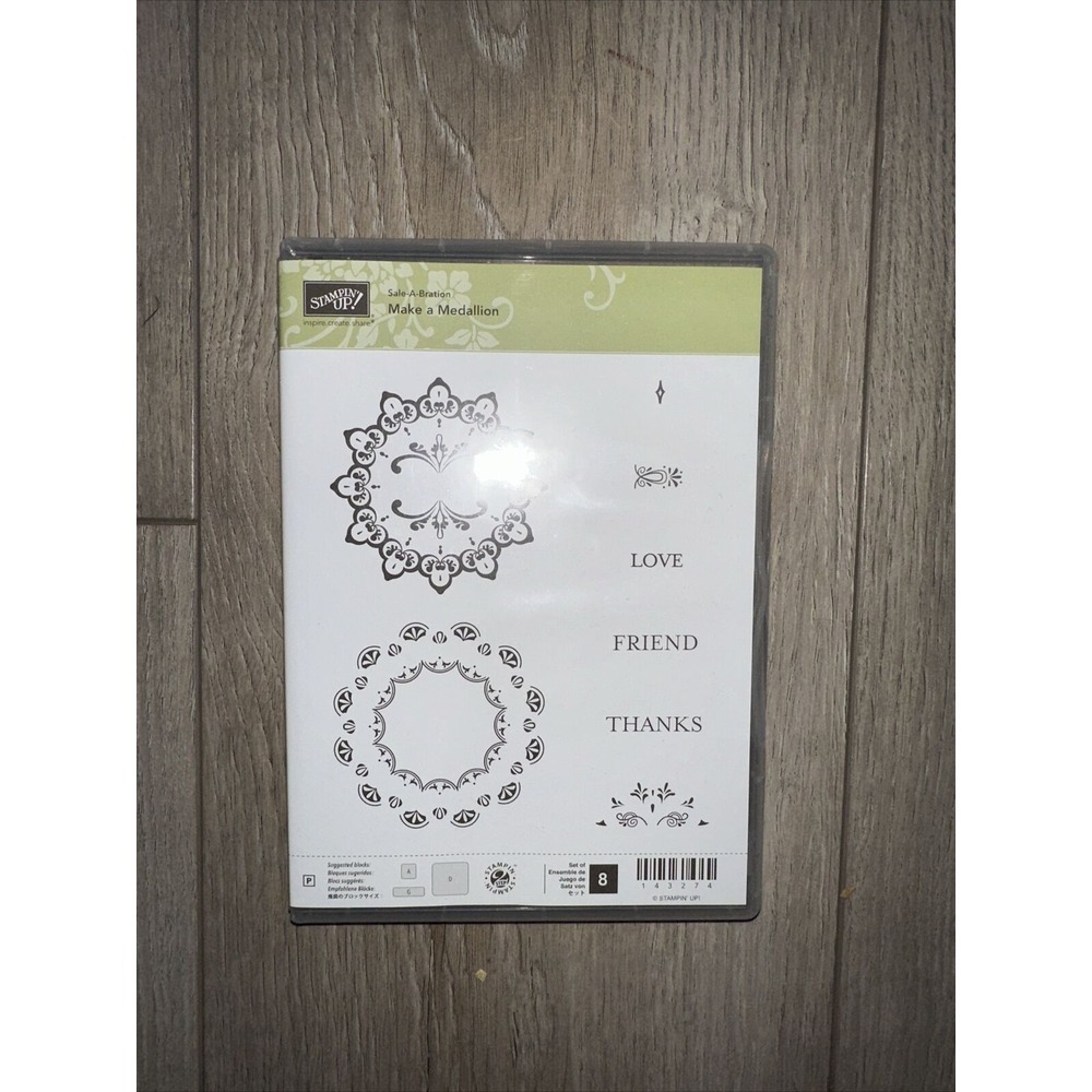Stampin' Up! Make a Medallion 143274 Photopolymer Stamp Set NEW